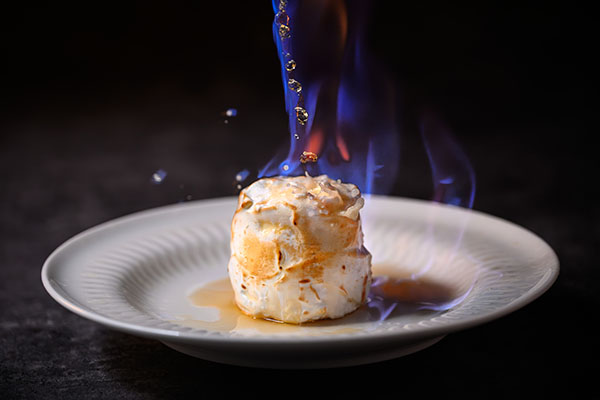 Grill 甜點 直火 米其林