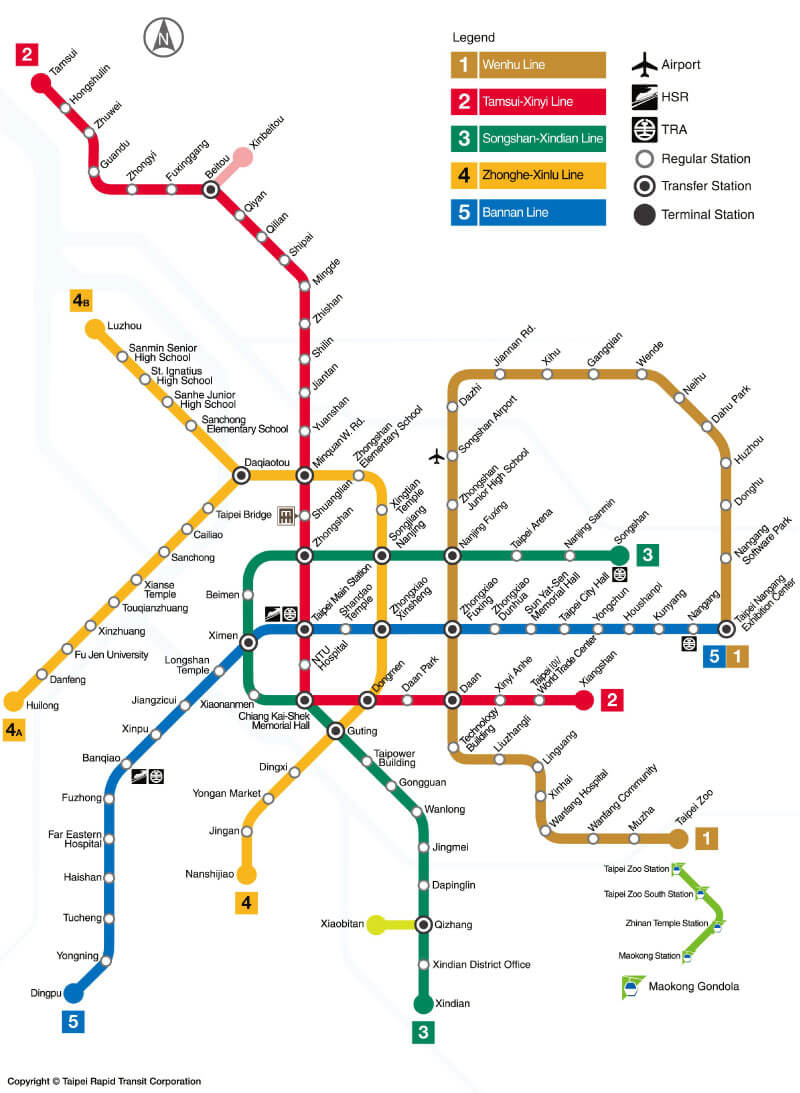 Taipei-Metro-Map
